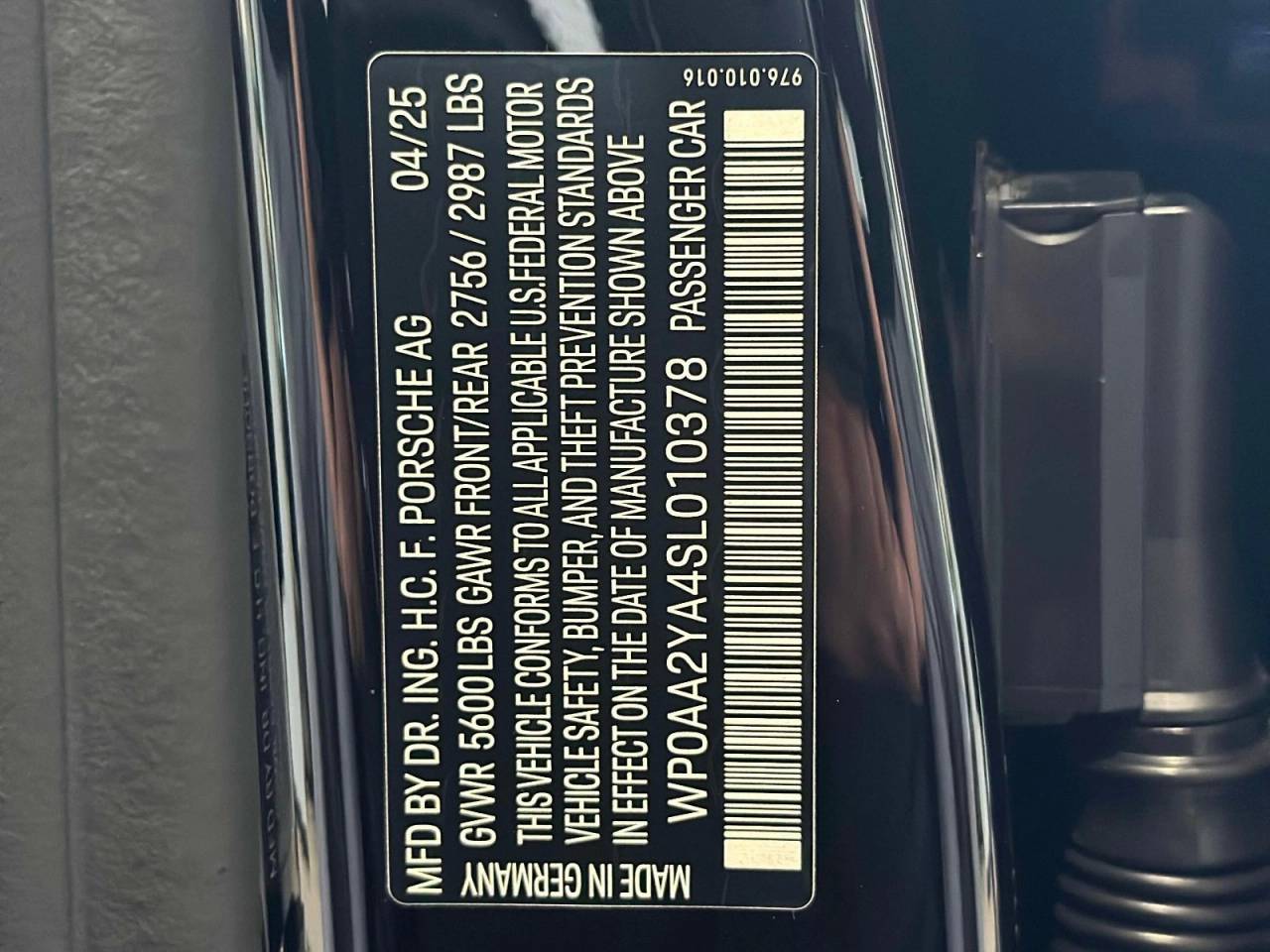 2025 Porsche Panamera 4