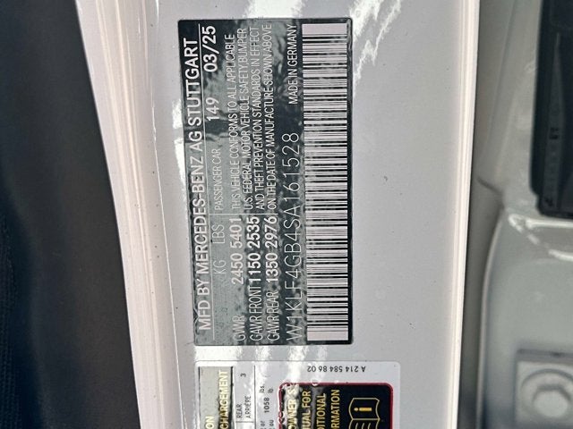 2025 Mercedes-Benz E-Class E 350